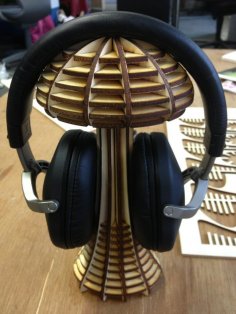 激光切割蘑菇头耳机架 W150xD120xH250mm
