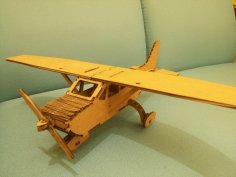 Laser Cut Cardboard Cessna Airplane SVG File