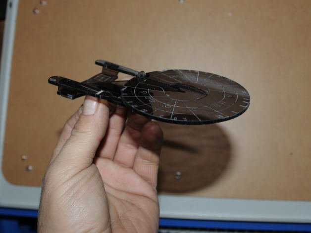 Laser Cut Star Trek USS Enterprise Free Vector cdr Download - 3axis.co