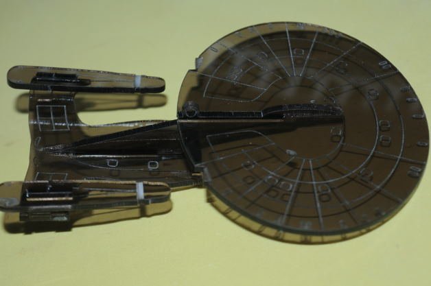 Laser Cut Star Trek USS Enterprise Free Vector