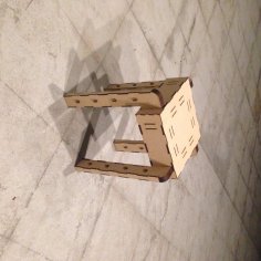 Laser Cut Mini Stacking Stool MDF 2.5mm DXF File