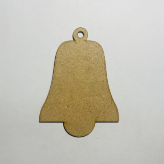 Laser Cut Unfinished Blank Wooden Christmas Bell Shape Free Vector