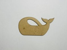 Laser Cut Whale Unfinished Cutout Shape Free Vector