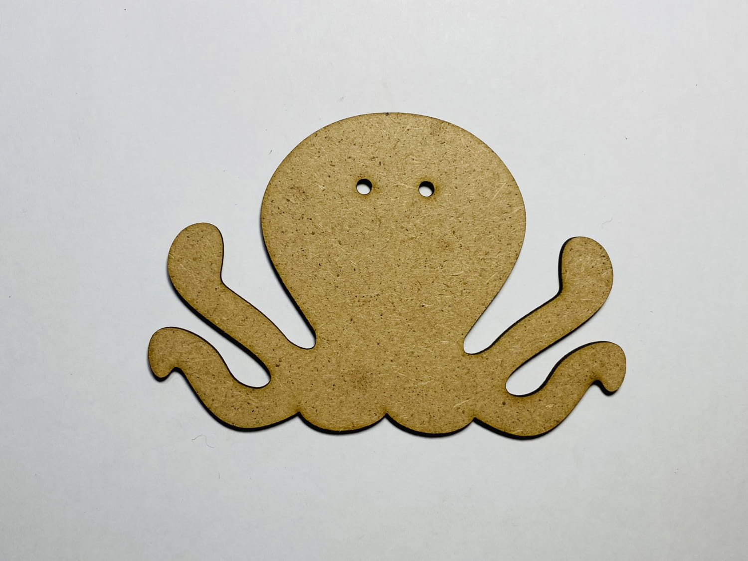 Laser Cut Wood Octopus Cutout Octopus Shape Unfinished Free Vector