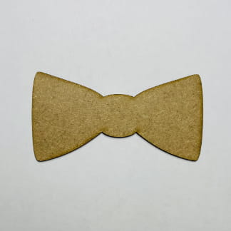 Laser Cut Unfinished Wood Bow Tie Cutout Free Vector