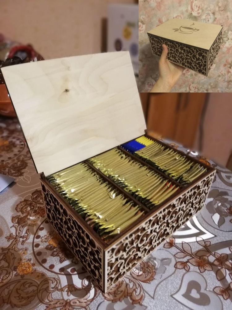 激光切割茶盒模板