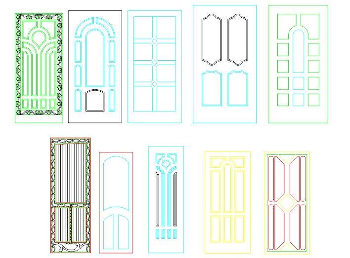 Design de portas de painel