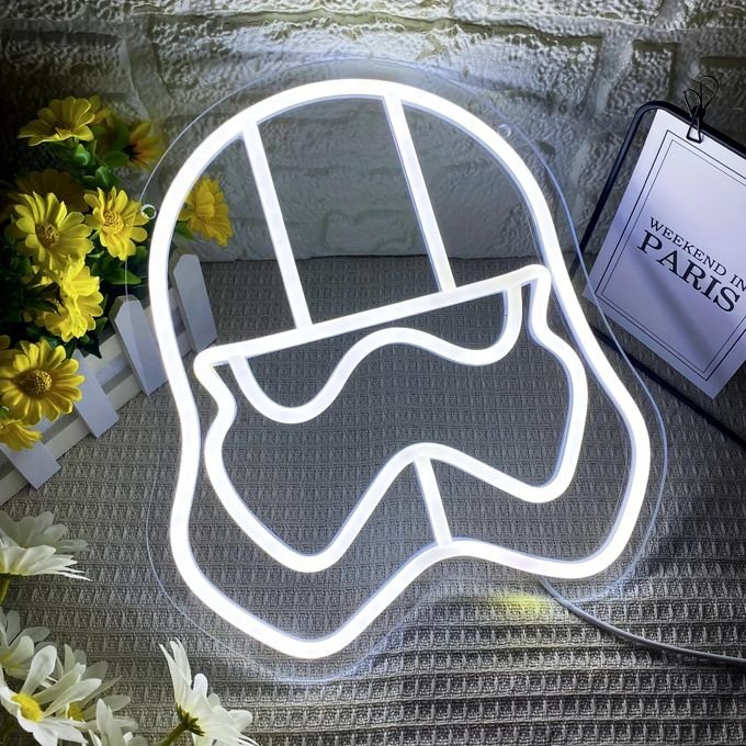 Laser Cut Star Wars Stormtrooper Neon LED Wall Sign