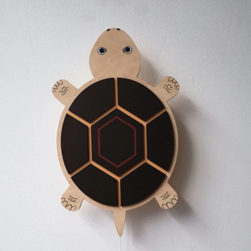 Laser Cut Turtle Wooden Nursery Wall Light – Decorative Wall Light for Kids Room