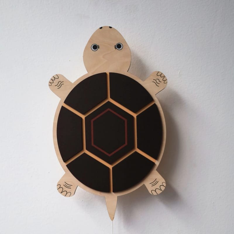 Laser Cut Turtle Wooden Nursery Wall Light – Decorative Wall Light for Kids Room