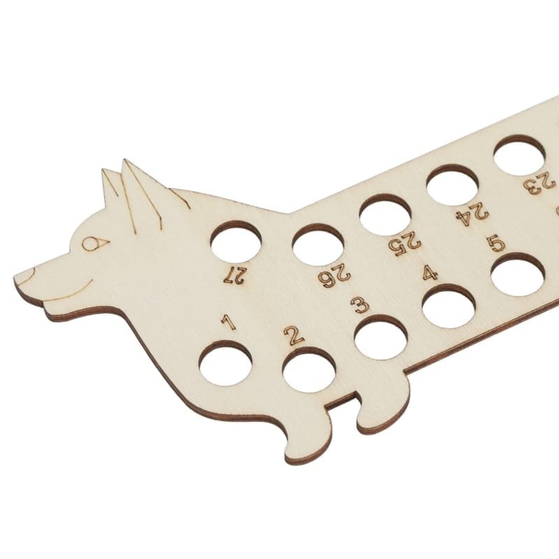 Laser Cut Embroidery Thread Board Wooden Stitch Floss Holder for Needlework DIY