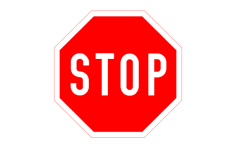 Stop Road Sign dxf File