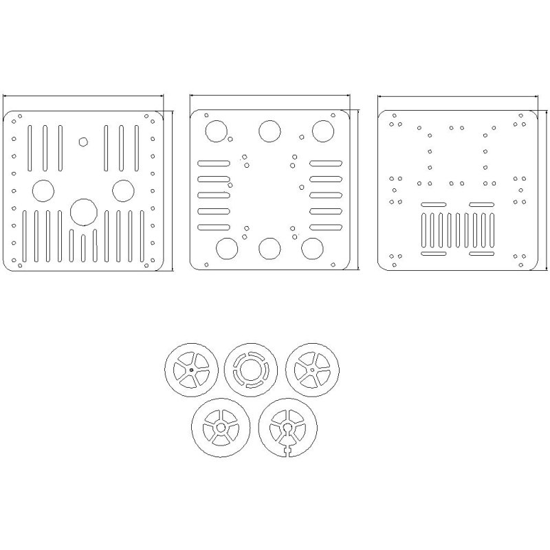 Laser Cut ROV Chassis