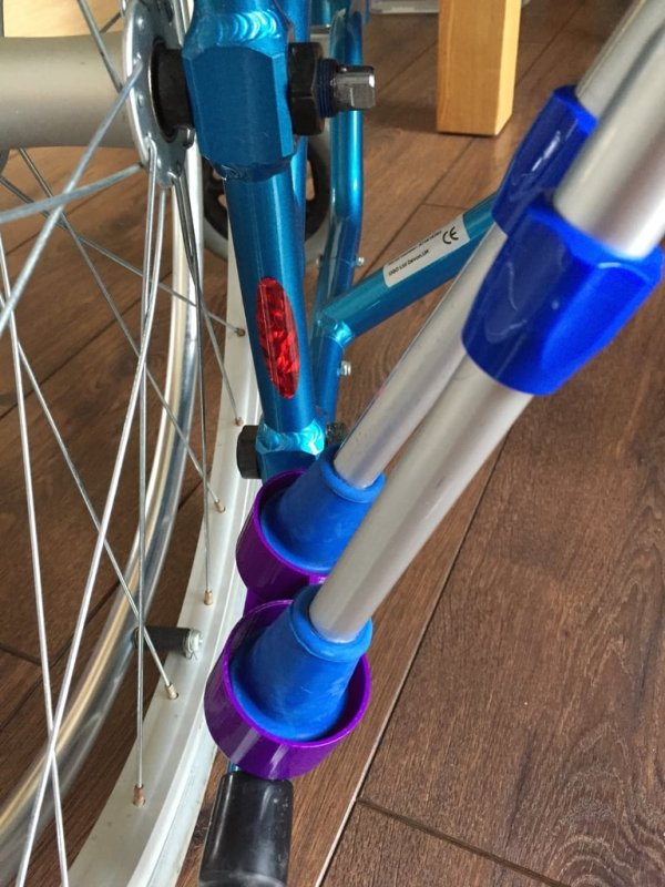 Wheelchair Crutch Carrier 3D Printer Model Download Free STL File