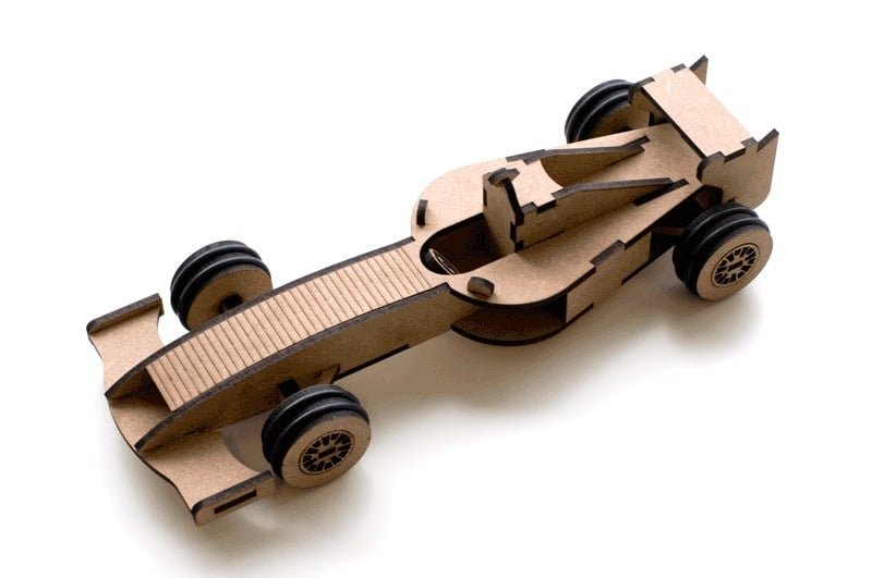 Laser Cut Formula 1 Model Toy