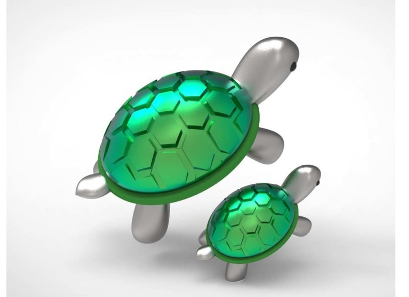 The Golden Turtle Of Happiness 3D Printer Model Download Free STL File