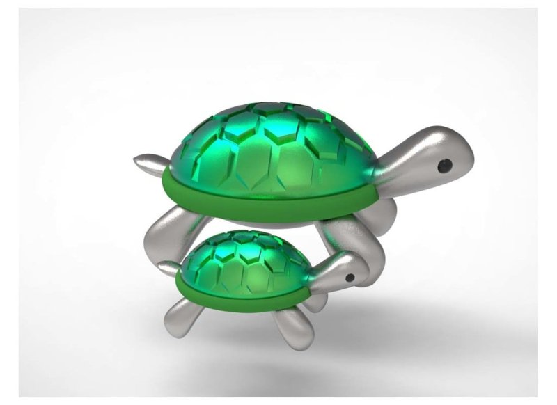 The Golden Turtle Of Happiness 3D Printer Model Download Free STL File