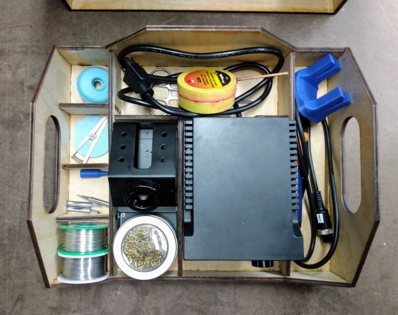 Laser Cut Solder Kit Box