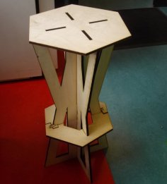 Laser Cut Assembly Stool