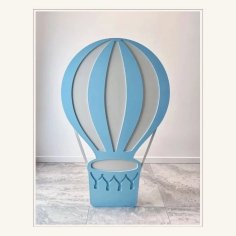 Laser Cut Hot Air Balloon