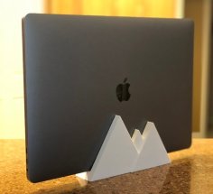 MacBook Vertical Stand 3D Printer Model