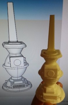 Potbelly Wood Stove 3D Printer Model