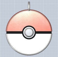 Pokeball Pendant! 3D Printer Model