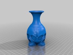 Skull Vase 3D Printer Model