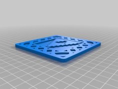 8-bit Videogame Coasters By Hockenmaier REMIX 3D Printer Model