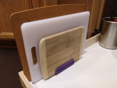 Cutting Board Storage Rack 3D Printer Model