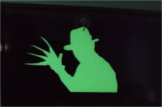 Freddy Krueger Silhouette 3D Printer Model