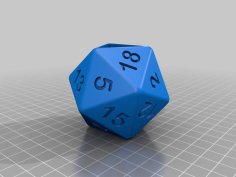 D20 Pen Holder 3D Printer Model