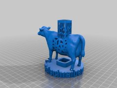 Kuh-Gelschreiber (Penholder Cow) 3D Printer Model