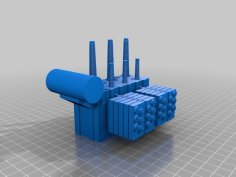 Electrical Utility Transformer 3D Printer Model