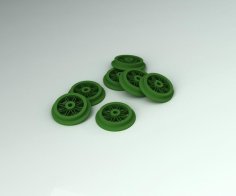 Garden Railway Wheel, 1:32 3D Printer Model