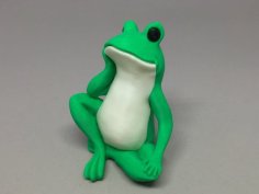 Bored Frog Colorized 3D Printer Model