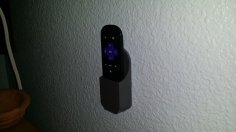 Roku Remote Wall Hanger 3D Printer Model