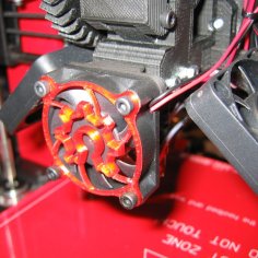 Open Hardware 40mm Fan Cover 3D Printer Model