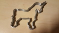 Cookiecutter Unicorn 3D Printer Model