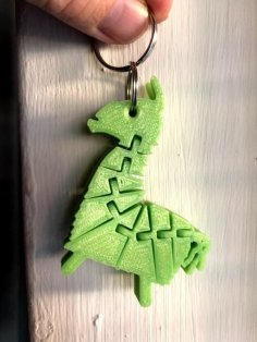 Fortnite Inspired Llama Flex Keychain 3D Printer Model