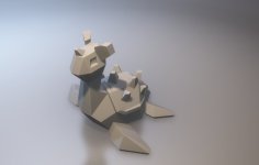 Lapras Low Poly 3D Printer Model