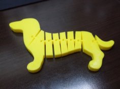 Articulated Dachshund 3D Printer Model