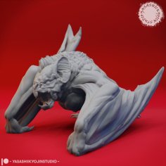 Dire Bat – Tabletop Miniature 3D Printer Model