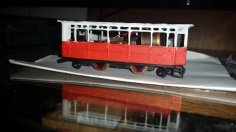 Co. Donegall Railway Railcar 3 H0m Adaptation For TT Scale Rails 3D Printer Model