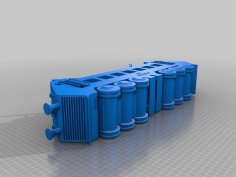 LOCOMOTIVE 3D Printer Model