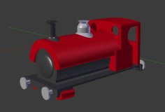 Simple Tank Loco Body 3D Printer Model