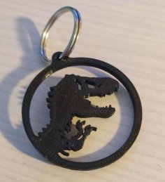 Jurassic Park Keyring 3D Printer Model