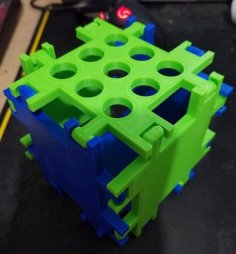 Snap Together Cube Holder 3D Printer Model