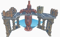 Imperial Dominion Crusader Rearming Platform Assessories 3D Printer Model