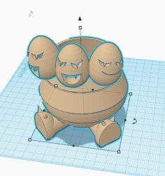 Exeggutor 3D Printer Model